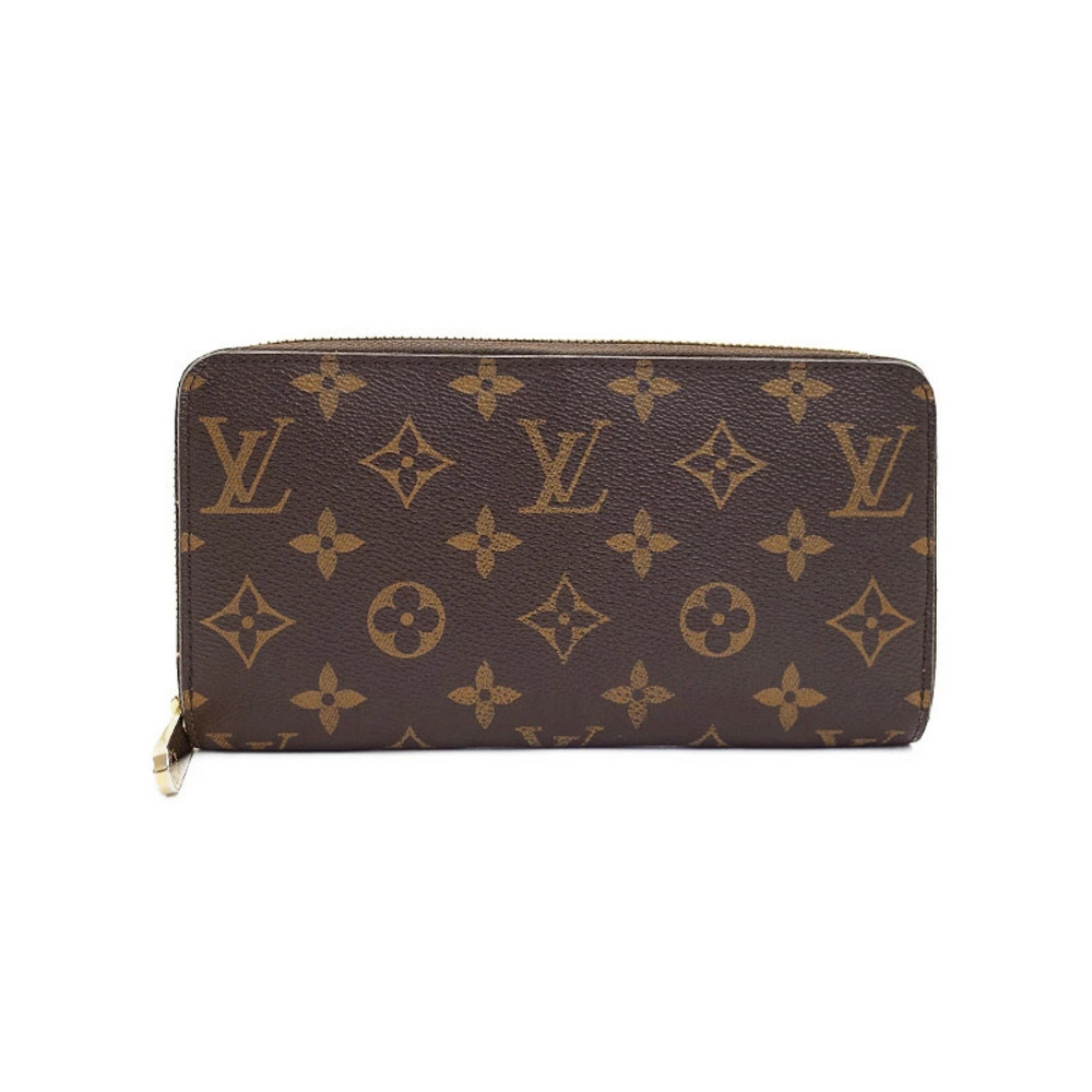 Louis Vuitton Monogram Zippy Wallet Round Zipper Long